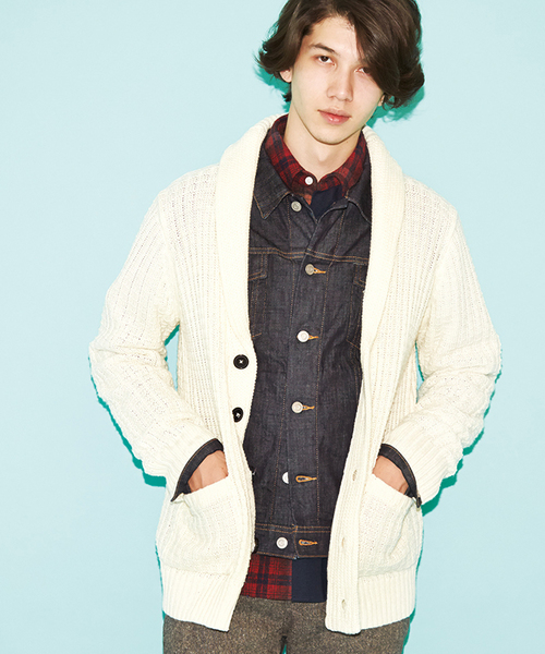 WEGO（ウィゴー）の「WEGO/ジャパンファブリックデニムジャケット（デニムジャケット・メンズ・インディゴブルー/ダークインディゴブルー・MEDIUM/LARGE）」の16枚目の写真