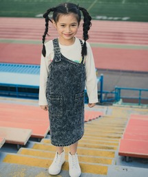 RADCHAP | ケミカルデニムジャンパースカート(ジャンパースカート)