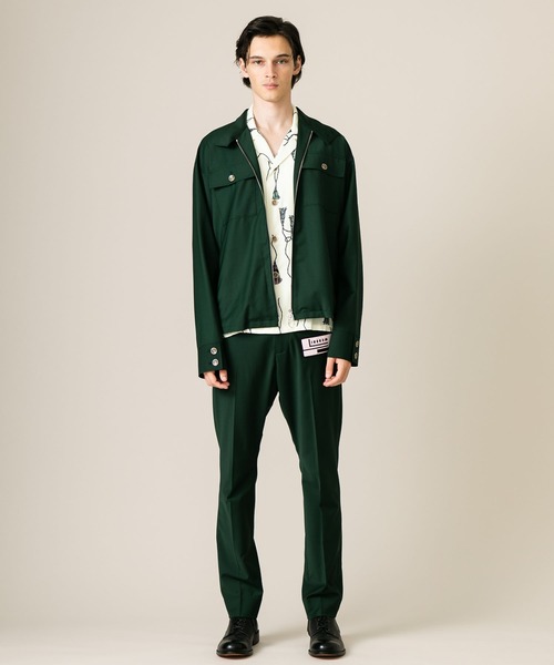 liberum（リベルム）の「【LIBERUM】ジップアップハリントンジャケット/2020SS BL03（ブルゾン・メンズ・ブラック/グリーン・1/2）」の13枚目の写真