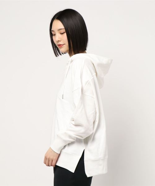 AMERICAN HOLIC（アメリカンホリック）の「Vネックフード付きBIG裏毛プルオーバー＊（Tシャツ/カットソー・レディース・チャコールグレー/カーキ/アイボリー/オフホワイト/グレー系その他・FREE）」の6枚目の写真