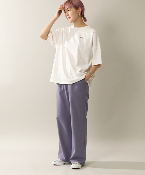 notch.（ノッチ）の「セットアップタックパンツ（その他パンツ・レディース・パープル/チャコールグレー/ライトグレー/ブラック・TM/M）」の4枚目の写真