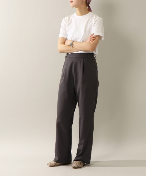 notch.（ノッチ）の「セットアップタックパンツ（その他パンツ・レディース・パープル/チャコールグレー/ライトグレー/ブラック・TM/M）」の2枚目の写真