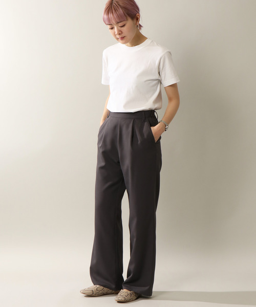 notch.（ノッチ）の「セットアップタックパンツ（その他パンツ・レディース・パープル/チャコールグレー/ライトグレー/ブラック・TM/M）」の17枚目の写真