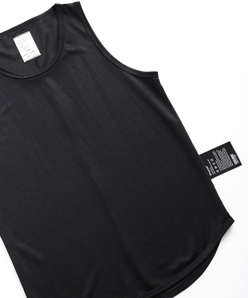SHAREEF（シャリーフ）の「BRUSH LINE JQ TANKTOP（タンクトップ・メンズ・ブラック/ホワイト/ダークグリーン・2/3/1）」の9枚目の写真