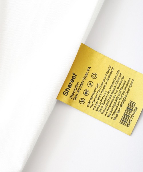 SHAREEF（シャリーフ）の「BRUSH LINE JQ TANKTOP（タンクトップ・メンズ・ブラック/ホワイト/ダークグリーン・2/3/1）」の7枚目の写真