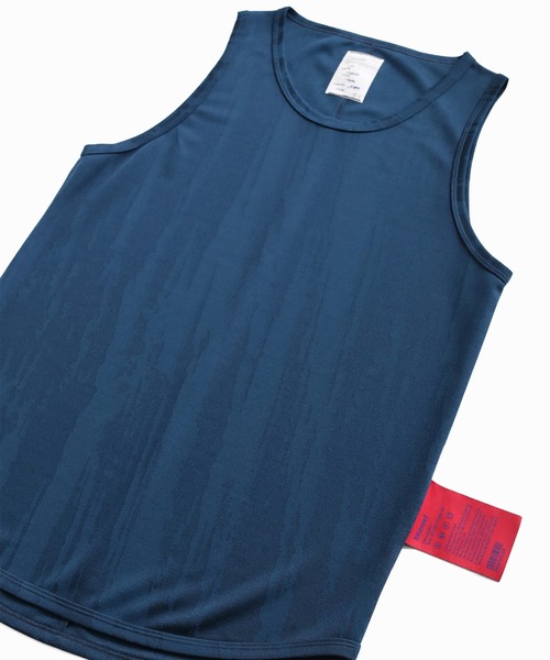SHAREEF（シャリーフ）の「BRUSH LINE JQ TANKTOP（タンクトップ・メンズ・ブラック/ホワイト/ダークグリーン・2/3/1）」の12枚目の写真