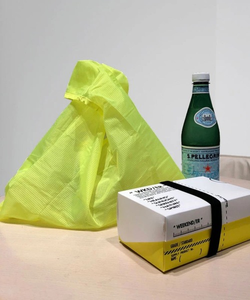 WEEKEND(ER)(ウィークエンダー)の「WEEKEND(ER)/ウィークエンダー HUNGBAG BENTO(エコバッグ/サブバッグ・レディース・ホワイト/ブラック/イエロー・FREE)」の9枚目の写真