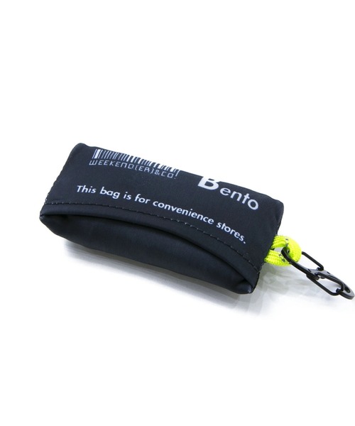 WEEKEND(ER)(ウィークエンダー)の「WEEKEND(ER)/ウィークエンダー HUNGBAG BENTO(エコバッグ/サブバッグ・レディース・ホワイト/ブラック/イエロー・FREE)」の4枚目の写真