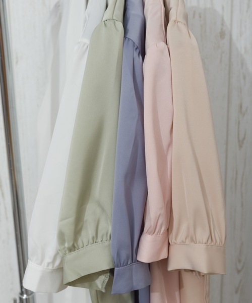 SpRay(スプレイ)の「【WEB限定】ボウタイパフスリーブ(シャツ/ブラウス・レディース・ホワイト/ベージュ/ピンク/ブルー/ミント・FREE)」の19枚目の写真