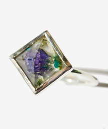 rehacer : ×VISCERAL Flower Studs Ring Made in Japan / × ヴィセラル コラボ フラワー スタッズ リング メイドインジャパン