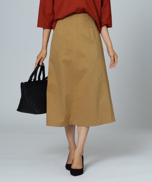 L スカート 洗える Untitled アンタイトル のファッション スカート セール バックベントaラインスカート スカート 洗える ビッグ割引即出荷 スカート