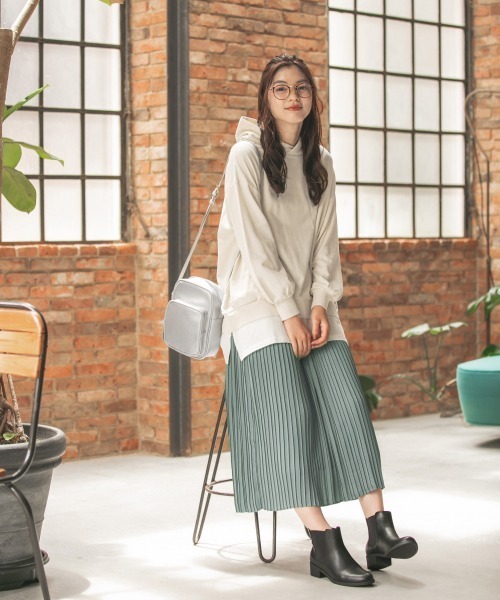 GLOBAL WORK（グローバルワーク）の「タテガタスクエアショルダー/893364（ショルダーバッグ・レディース・ライトグレー/ホワイト系その他3/ブラック・FREE）」の13枚目の写真