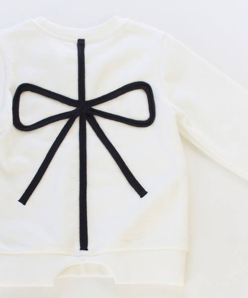 Rora（ローラ）の「メルシー スウェット（スウェット・キッズ・ホワイト/グレー・110cm/100cm/120cm/130cm/140cm/150cm）」の12枚目の写真