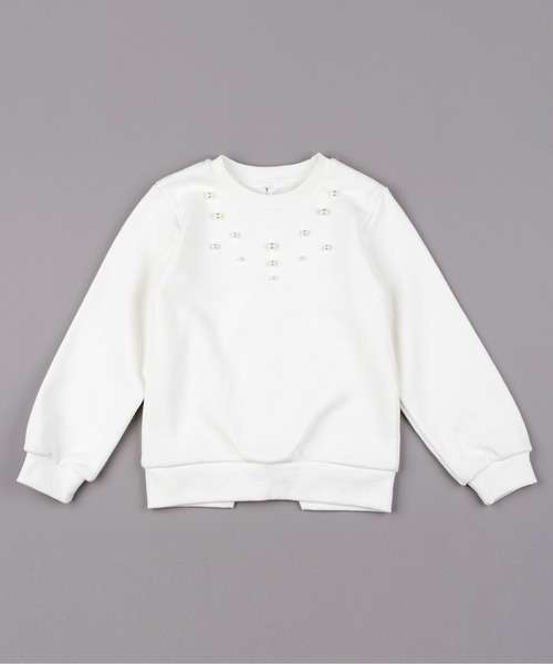 Rora（ローラ）の「メルシー スウェット（スウェット・キッズ・ホワイト/グレー・110cm/100cm/120cm/130cm/140cm/150cm）」の13枚目の写真