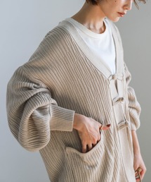 select MOCA | 2020 A/W チャイナニットカーディガン/ボリュームスリーブカーデ(カーディガン/ボレロ)