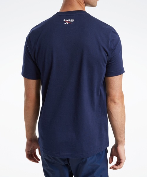Reebok(リーボック)の「クラシックス テニス コート Tシャツ / Classics Tennis Court Tee(Tシャツ/カットソー・メンズ・ホワイト/ネイビー・LARGE/MEDIUM/SMALL/XXX-LARGE/X-LARGE/XX-LARGE/X-SMALL)」の8枚目の写真
