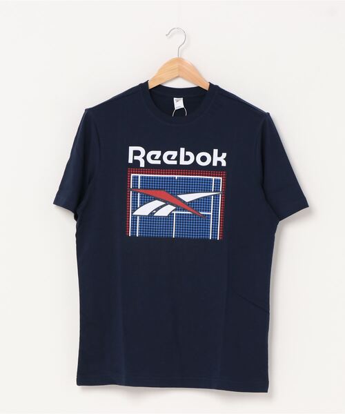 Reebok(リーボック)の「クラシックス テニス コート Tシャツ / Classics Tennis Court Tee(Tシャツ/カットソー・メンズ・ホワイト/ネイビー・LARGE/MEDIUM/SMALL/XXX-LARGE/X-LARGE/XX-LARGE/X-SMALL)」の5枚目の写真