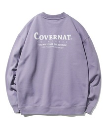 【COVERNAT】LAYOUT AUTHENTIC LOGO CREWNECK / カバーナット レイアウト オーセンティック ロゴ クルーネック
