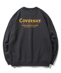 【COVERNAT】LAYOUT AUTHENTIC LOGO CREWNECK / カバーナット レイアウト オーセンティック ロゴ クルーネック