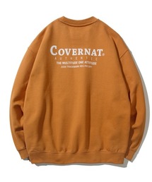 【COVERNAT】LAYOUT AUTHENTIC LOGO CREWNECK / カバーナット レイアウト  オーセンティック ロゴ クルーネック