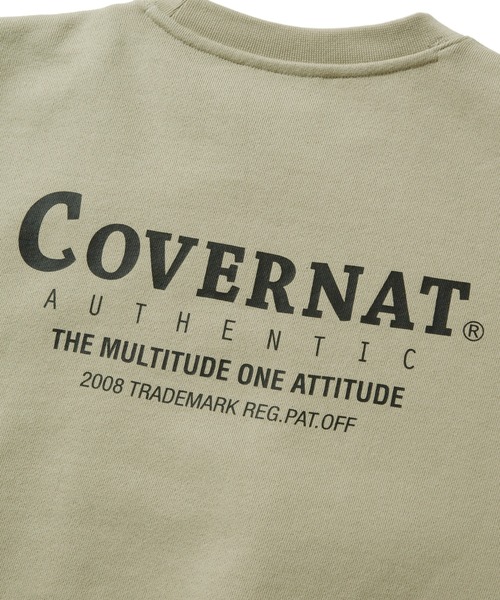 COVERNAT（カバーナット）の「【COVERNAT】LAYOUT AUTHENTIC LOGO CREWNECK / カバーナット レイアウト  オーセンティック ロゴ クルーネック（スウェット・メンズ・ブラック/パープル/クリーム/グレー/ダークパープル/オレンジ/チャコールグレー/オリーブ・MEDIUM/SMALL/LARGE/X-LARGE）」の22枚目の写真