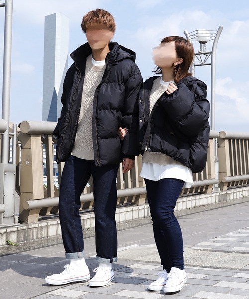 PairPair(ペアペア)の「2WAY中綿ブルゾン(ダウンジャケット/コート・メンズ・ブラウン/ブラック/グレイッシュベージュ・FREE)」の4枚目の写真