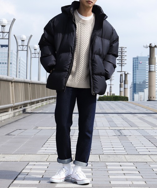 PairPair(ペアペア)の「2WAY中綿ブルゾン(ダウンジャケット/コート・メンズ・ブラウン/ブラック/グレイッシュベージュ・FREE)」の5枚目の写真