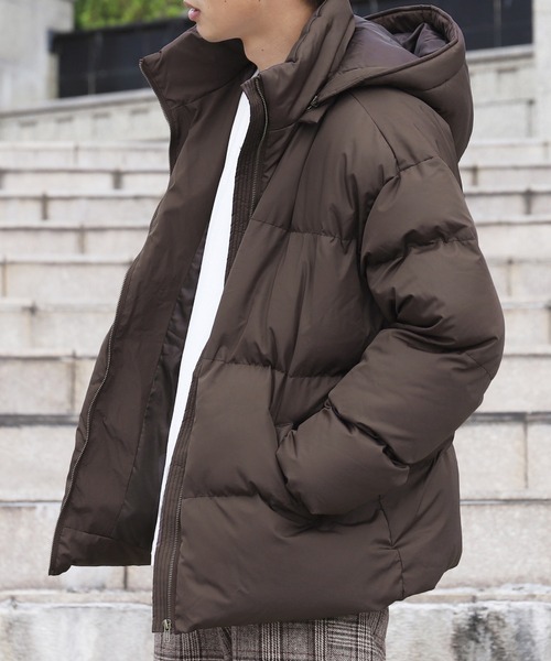 PairPair(ペアペア)の「2WAY中綿ブルゾン(ダウンジャケット/コート・メンズ・ブラウン/ブラック/グレイッシュベージュ・FREE)」の17枚目の写真