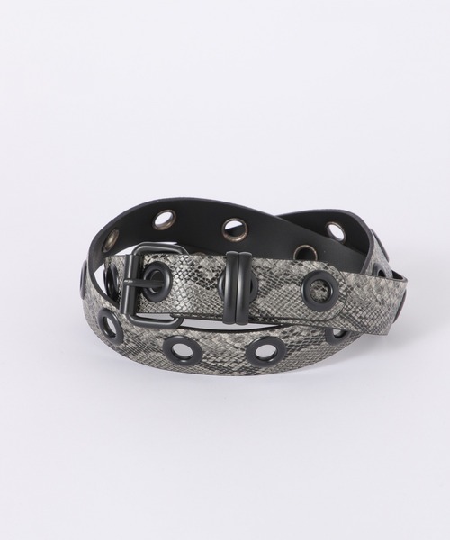 ALAND(エーランド)の「3.3Field Trip/ブラックアイレットベルト 2921910(ベルト・レディース・グレー/その他9・FREE)」の2枚目の写真