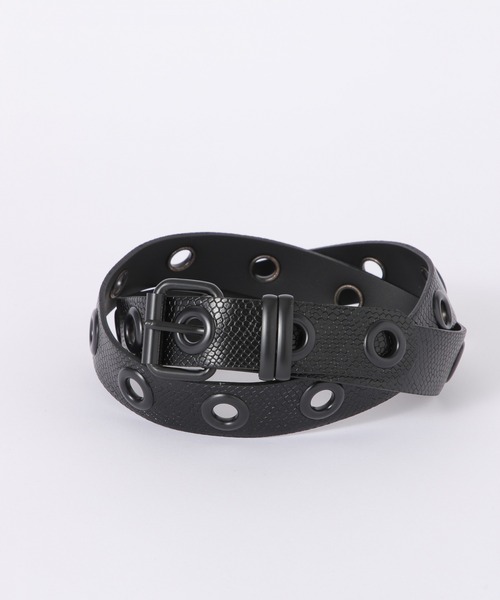 ALAND(エーランド)の「3.3Field Trip/ブラックアイレットベルト 2921910(ベルト・レディース・グレー/その他9・FREE)」の1枚目の写真