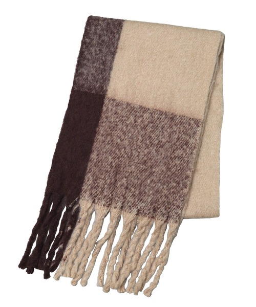 reca（レカ）の「モコモコストール（ストール/ショール・レディース・ブラック/ベージュ/アイボリー・ONE SIZE）」の4枚目の写真