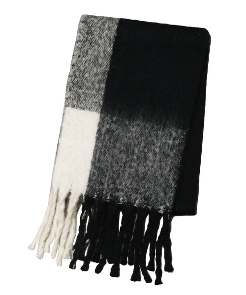 reca（レカ）の「モコモコストール（ストール/ショール・レディース・ブラック/ベージュ/アイボリー・ONE SIZE）」の5枚目の写真