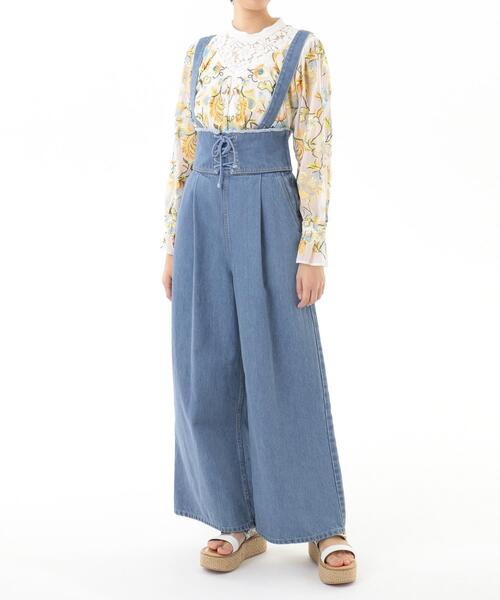 GRACE CONTINENTAL（グレースコンチネンタル）の「マルチ刺繍フリル