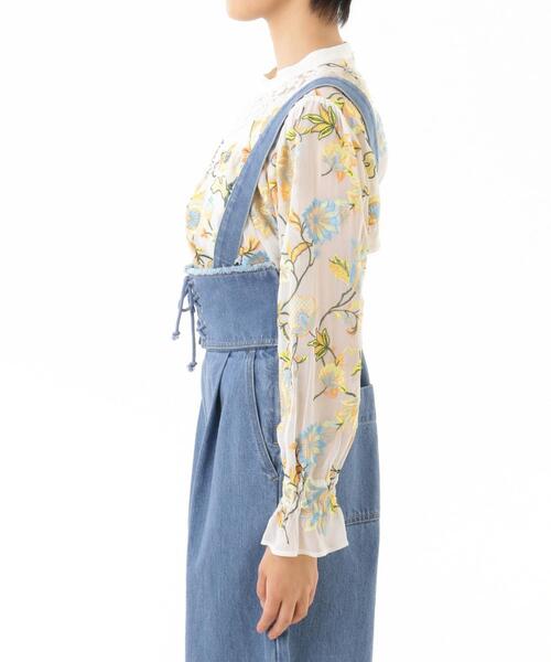 GRACE CONTINENTAL（グレースコンチネンタル）の「マルチ刺繍フリル