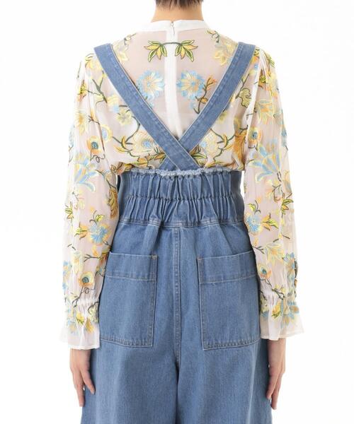 GRACE CONTINENTAL（グレースコンチネンタル）の「マルチ刺繍フリル