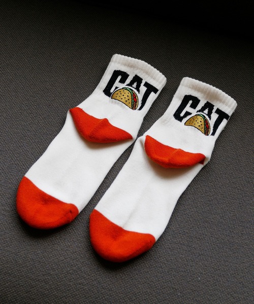 And A(アンドエー)の「AlexanderLeeChang アレキサンダーリーチャン / TACOCAT SOCKS タコキャット 配色切り替えロゴソックス / AC052106(ソックス/靴下・メンズ・ホワイト/チャコール/パープル・FREE)」の18枚目の写真