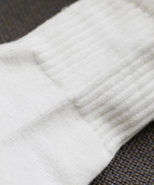 And A(アンドエー)の「AlexanderLeeChang アレキサンダーリーチャン / TACOCAT SOCKS タコキャット 配色切り替えロゴソックス / AC052106(ソックス/靴下・メンズ・ホワイト/チャコール/パープル・FREE)」の12枚目の写真