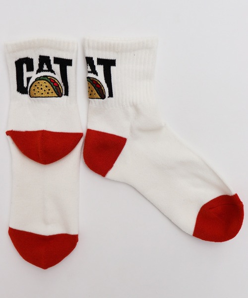 And A(アンドエー)の「AlexanderLeeChang アレキサンダーリーチャン / TACOCAT SOCKS タコキャット 配色切り替えロゴソックス / AC052106(ソックス/靴下・メンズ・ホワイト/チャコール/パープル・FREE)」の21枚目の写真