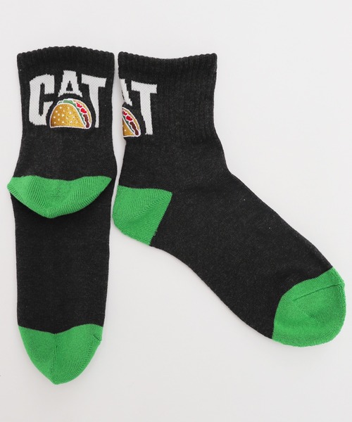 And A(アンドエー)の「AlexanderLeeChang アレキサンダーリーチャン / TACOCAT SOCKS タコキャット 配色切り替えロゴソックス / AC052106(ソックス/靴下・メンズ・ホワイト/チャコール/パープル・FREE)」の10枚目の写真
