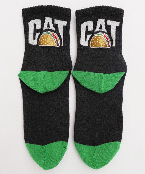 And A(アンドエー)の「AlexanderLeeChang アレキサンダーリーチャン / TACOCAT SOCKS タコキャット 配色切り替えロゴソックス / AC052106(ソックス/靴下・メンズ・ホワイト/チャコール/パープル・FREE)」の16枚目の写真