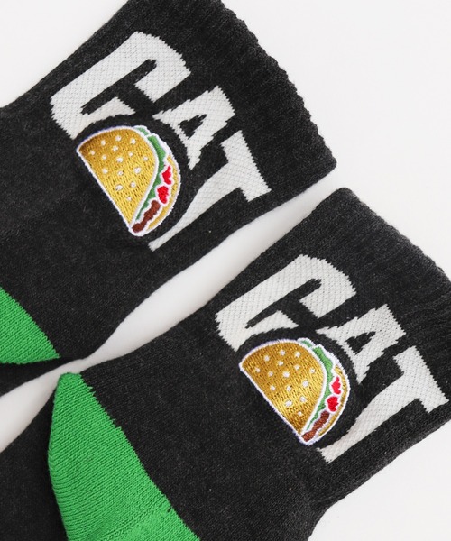 And A(アンドエー)の「AlexanderLeeChang アレキサンダーリーチャン / TACOCAT SOCKS タコキャット 配色切り替えロゴソックス / AC052106(ソックス/靴下・メンズ・ホワイト/チャコール/パープル・FREE)」の13枚目の写真