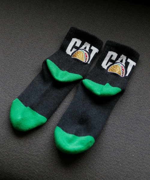And A(アンドエー)の「AlexanderLeeChang アレキサンダーリーチャン / TACOCAT SOCKS タコキャット 配色切り替えロゴソックス / AC052106(ソックス/靴下・メンズ・ホワイト/チャコール/パープル・FREE)」の22枚目の写真