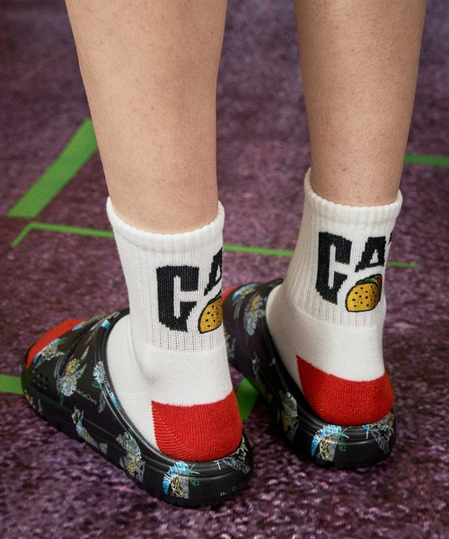 And A(アンドエー)の「AlexanderLeeChang アレキサンダーリーチャン / TACOCAT SOCKS タコキャット 配色切り替えロゴソックス / AC052106(ソックス/靴下・メンズ・ホワイト/チャコール/パープル・FREE)」の19枚目の写真