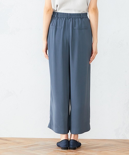 COMME CA MODELS(コムサモデルズ)の「タックワイドパンツ(その他パンツ・レディース・ブラック/グレー/ブルー・LARGE/X-LARGE/MEDIUM/SMALL/X-SMALL)」の7枚目の写真