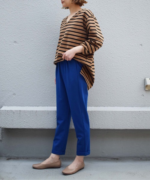 PICCIN（ピッチン）の「ウエストギャザーカットパンツ（その他パンツ・レディース・カーキ/ブラック/ブルー/イエロー/オフホワイト/モカ・S/M/XS）」の20枚目の写真