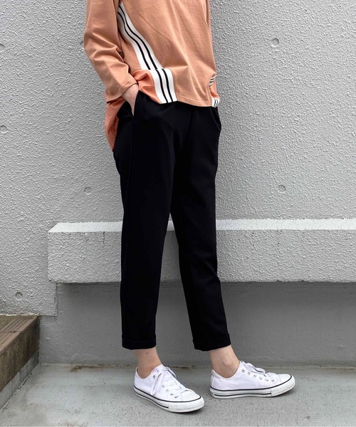 PICCIN（ピッチン）の「ウエストギャザーカットパンツ（その他パンツ・レディース・カーキ/ブラック/ブルー/イエロー/オフホワイト/モカ・S/M/XS）」の18枚目の写真