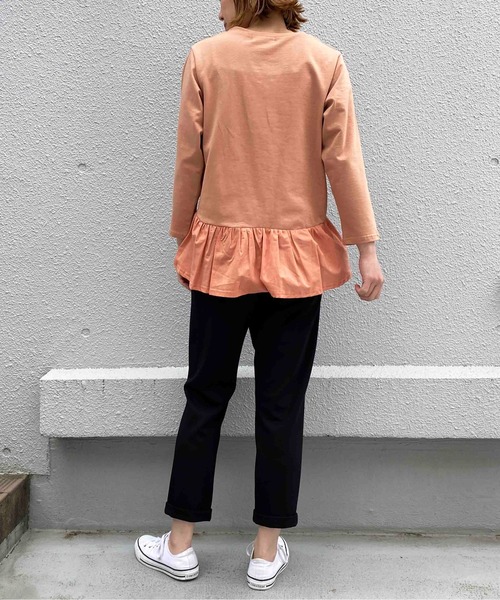 PICCIN（ピッチン）の「ウエストギャザーカットパンツ（その他パンツ・レディース・カーキ/ブラック/ブルー/イエロー/オフホワイト/モカ・S/M/XS）」の10枚目の写真