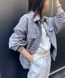 WEGO/ボリュームポケットブルゾン