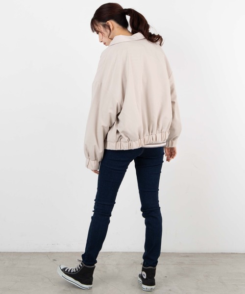 WEGO（ウィゴー）の「WEGO/ボリュームポケットブルゾン（ブルゾン・レディース・ブラック系その他/アイボリー/グレー系その他/ホワイト系その他・FREE）」の8枚目の写真