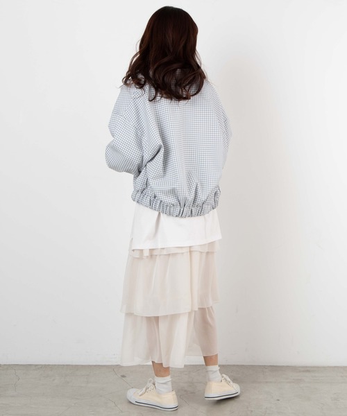 WEGO（ウィゴー）の「WEGO/ボリュームポケットブルゾン（ブルゾン・レディース・ブラック系その他/アイボリー/グレー系その他/ホワイト系その他・FREE）」の11枚目の写真